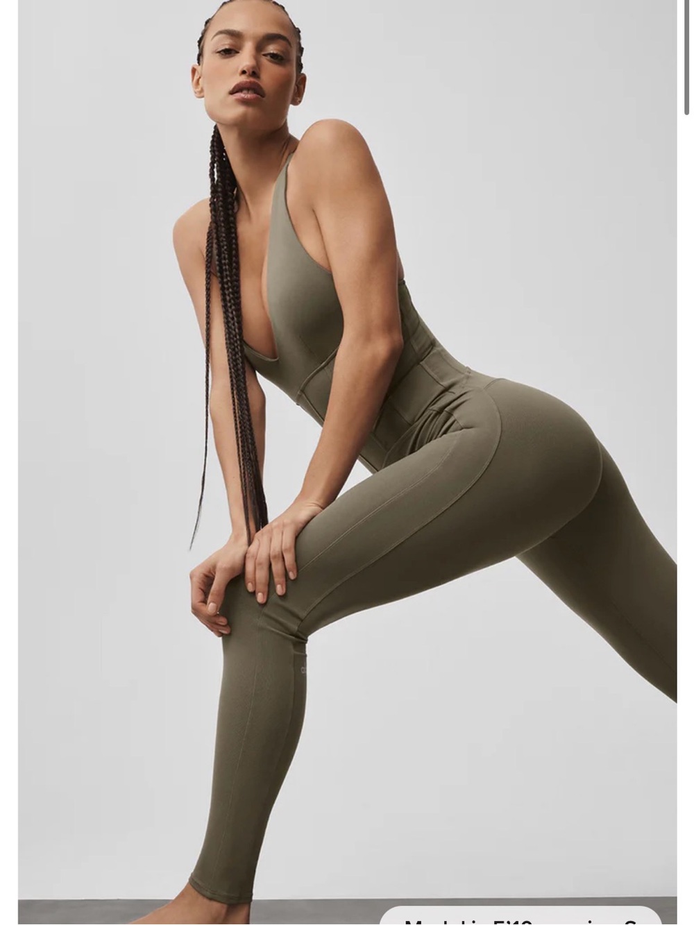 BEST SELLER Alo yoga airbrush sparks fly corset onesie olive tree